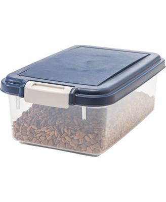 12qt/10lbs Airtight Pet Food Storage Container, Navy