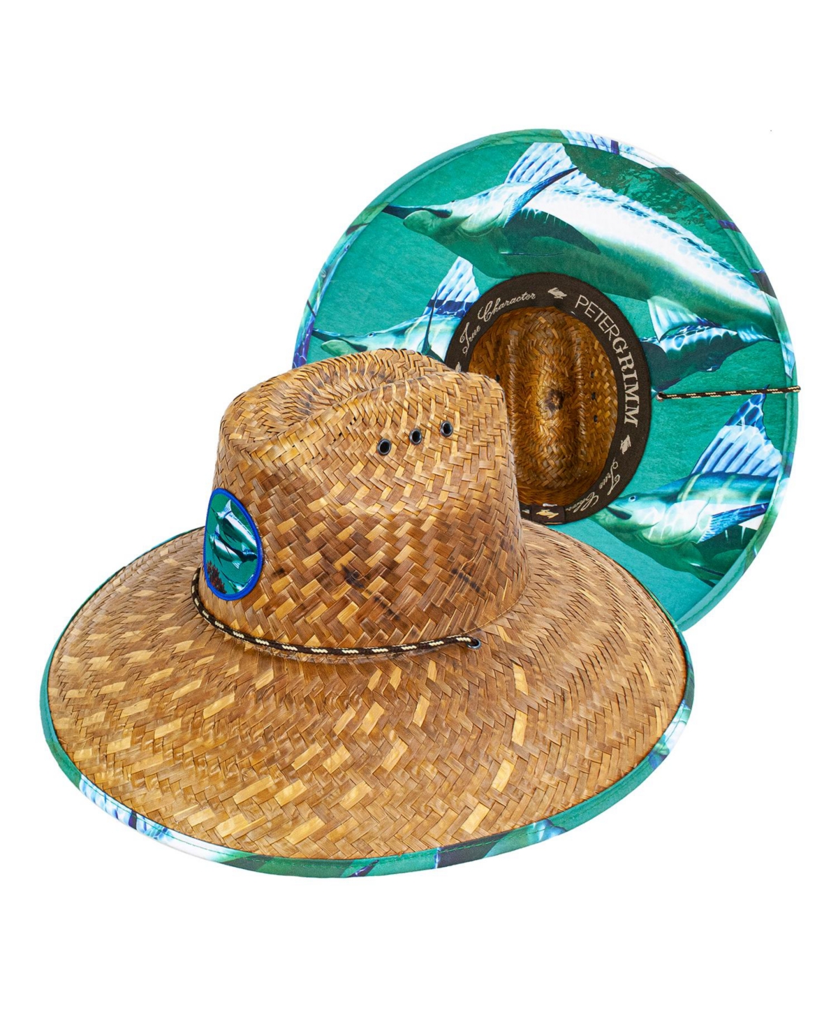 Marlin Straw Lifeguard Hat - Natural