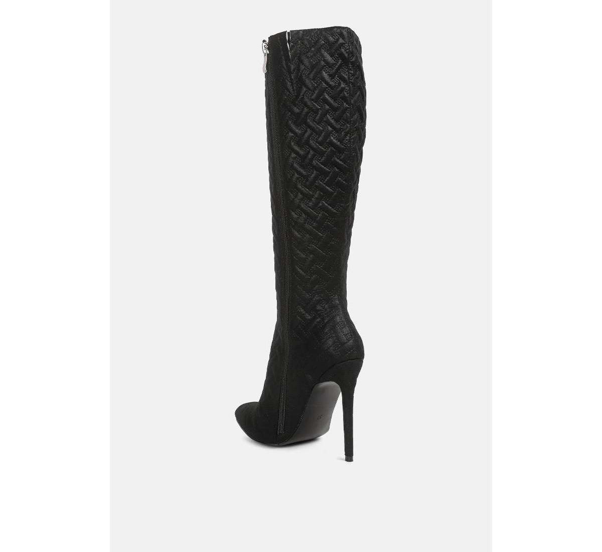 London Rag Tinkles Embossed High Heeled Calf Boots