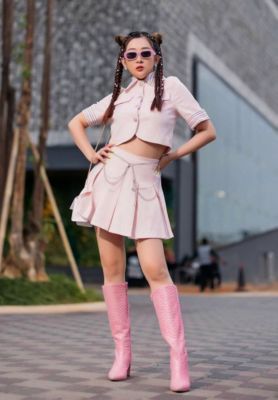 Womens Prinkles Quilted Italian Block Heel Calf Boots