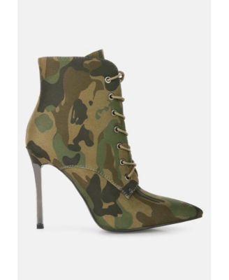 Women's bornsta velvet high heeled velvet boots