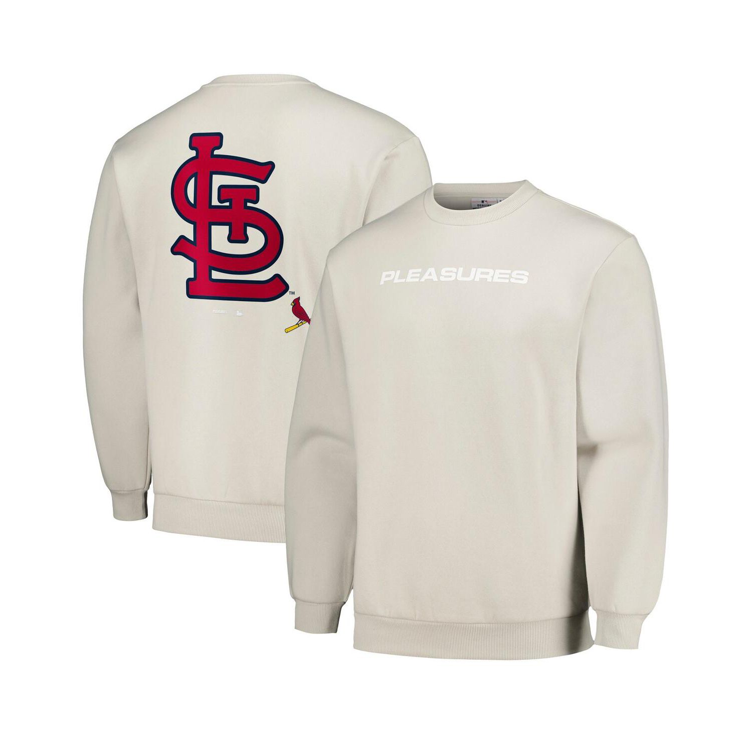 Men's Gray St. Louis Cardinals Ballpark Pullover Sweatshirt