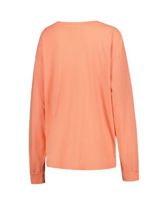 Women's Coral The Grateful Dead Merch Long Sleeve T-shirt