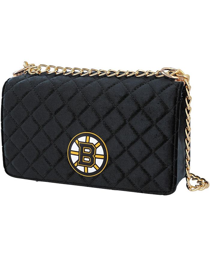Cuce Women's Boston Bruins Velvet Team Color Bag - Macy's