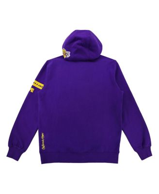 Men's and Women's NBA x Purple Los Angeles Lakers Culture & Hoops Heavyweight Pullover Hoodie