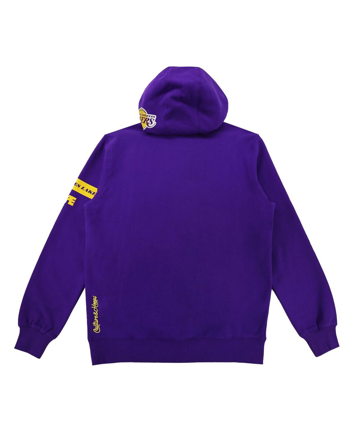 Shop Two Hype Men's And Women's Nba X  Purple Los Angeles Lakers Culture & Hoops Heavyweight Pullover Hood