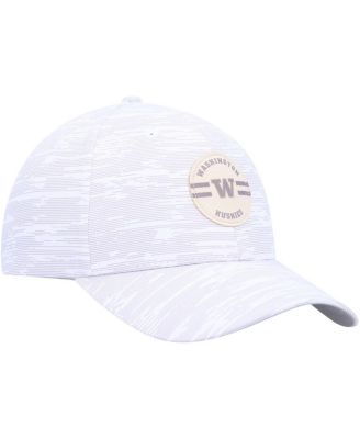 Men's White Washington Huskies Streaker Adjustable Hat