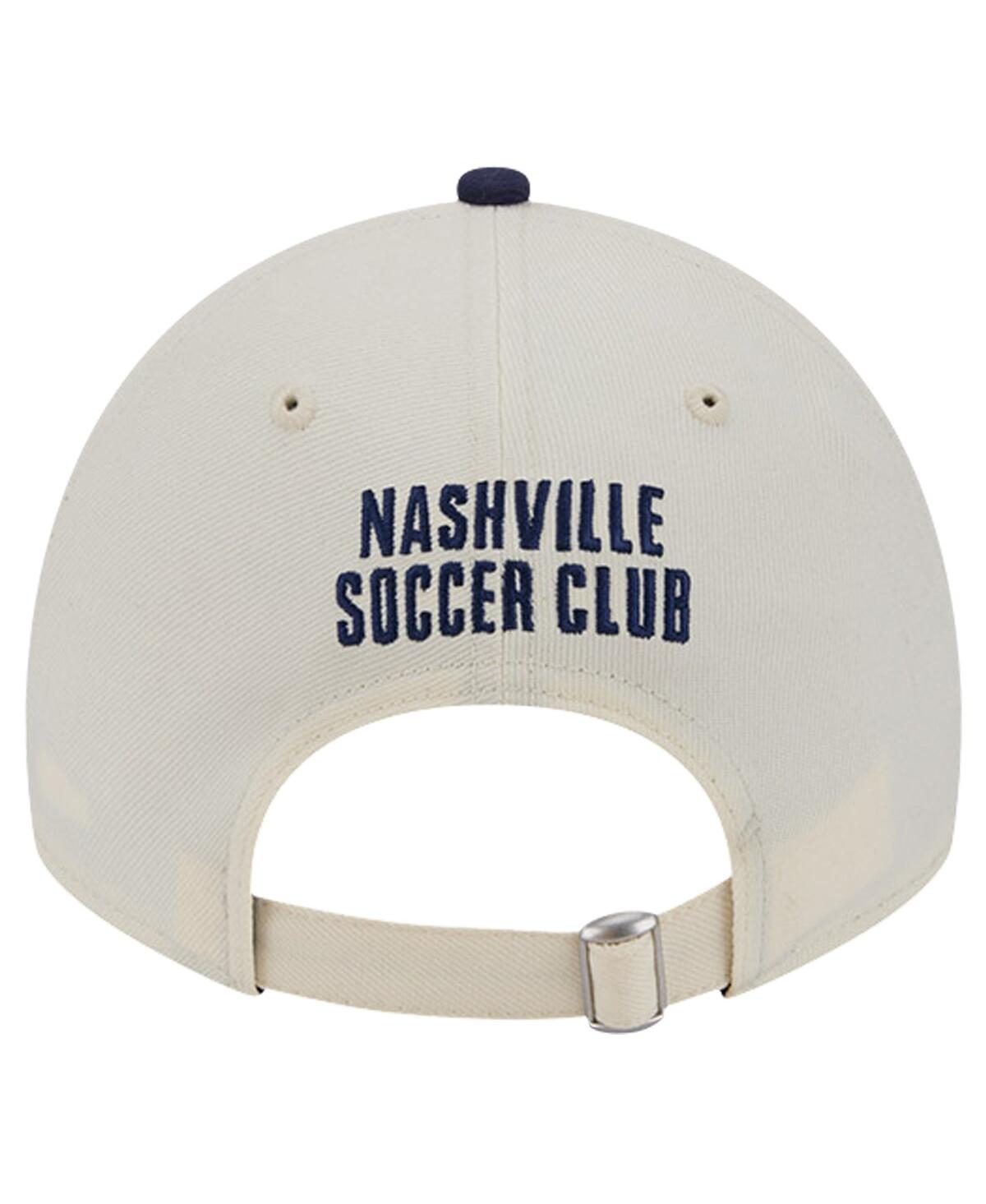 Men's New EraNashville Sc 2024 Kick Off Collection 9TWENTY Adjustable Hat - White