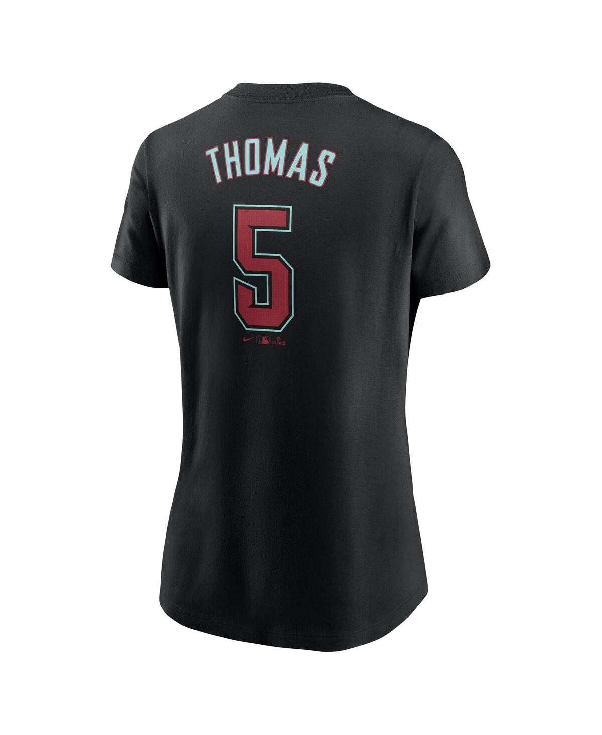 Shop Nike Women's  Alek Thomas Black Arizona Diamondbacks 2024 Fuse Name And Number T-shirt