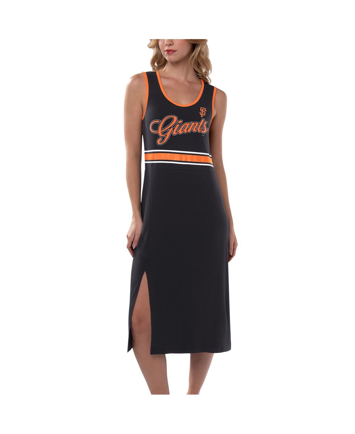 Shop G-iii 4her By Carl Banks Women's  Black San Francisco Giants Main Field Maxi Dress