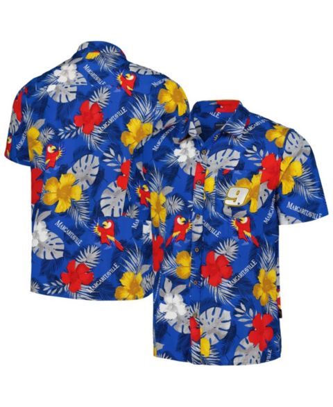 Мужская рубашка Margaritaville Royal Chase Elliott Island Life Floral Party Full-Button