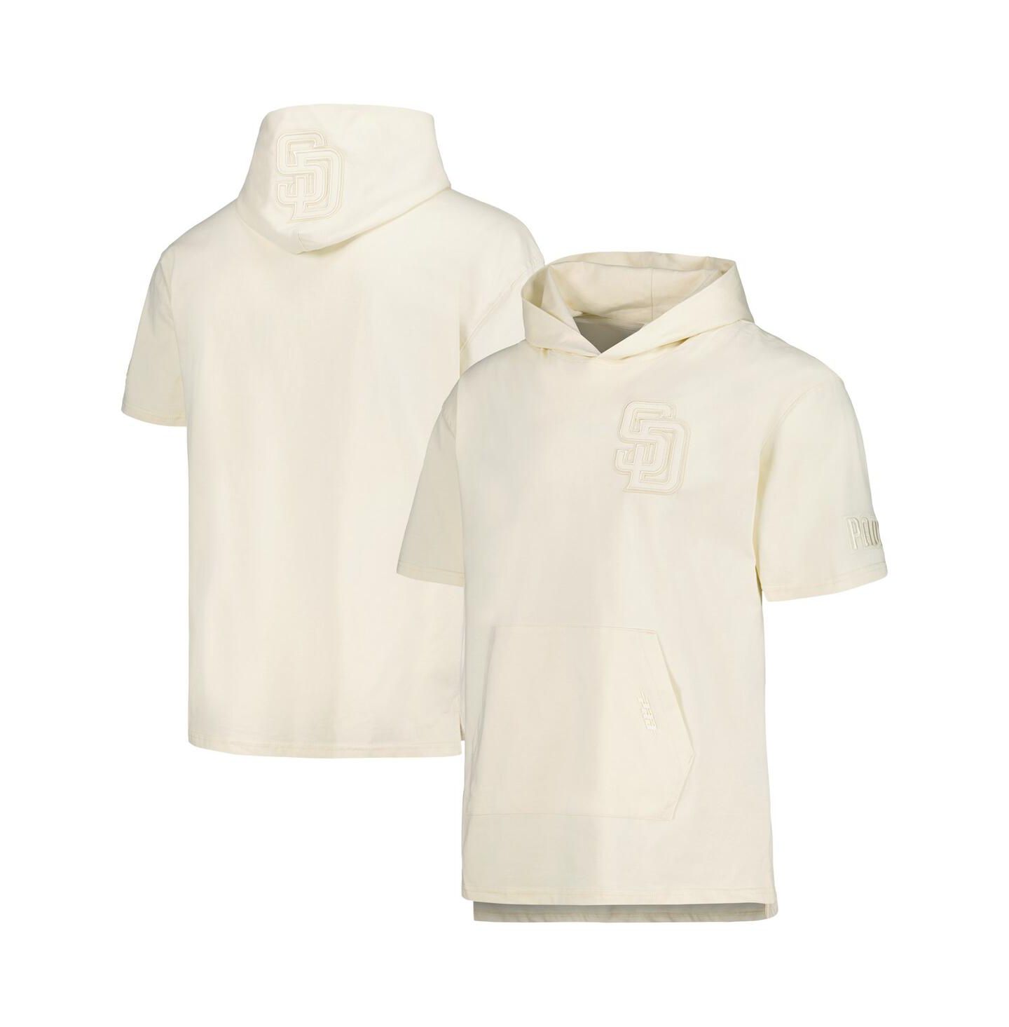 Мужское худи Pro Standard Cream San Diego Padres Neutral Short Sleeve Pullover — фото 1