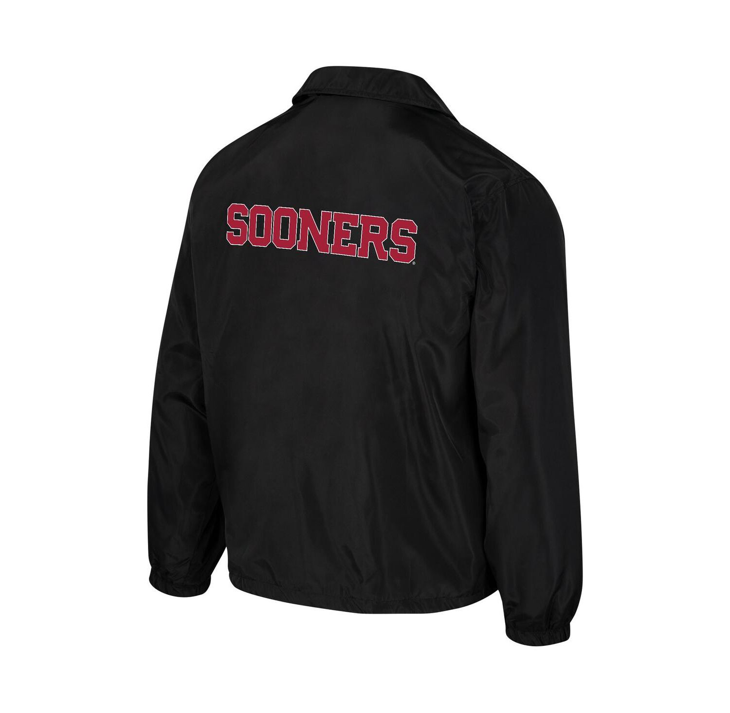 Men's and Women's Black Oklahoma Sooners Coaches Full-Snap Jacket
