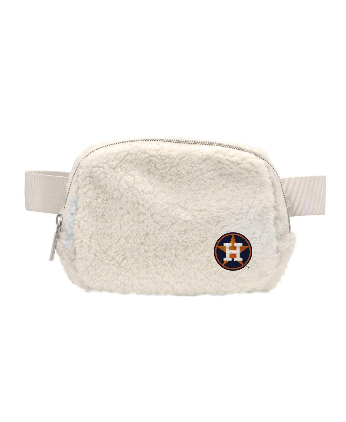 Men's and Women's Houston Astros Sherpa Fanny Pack - White