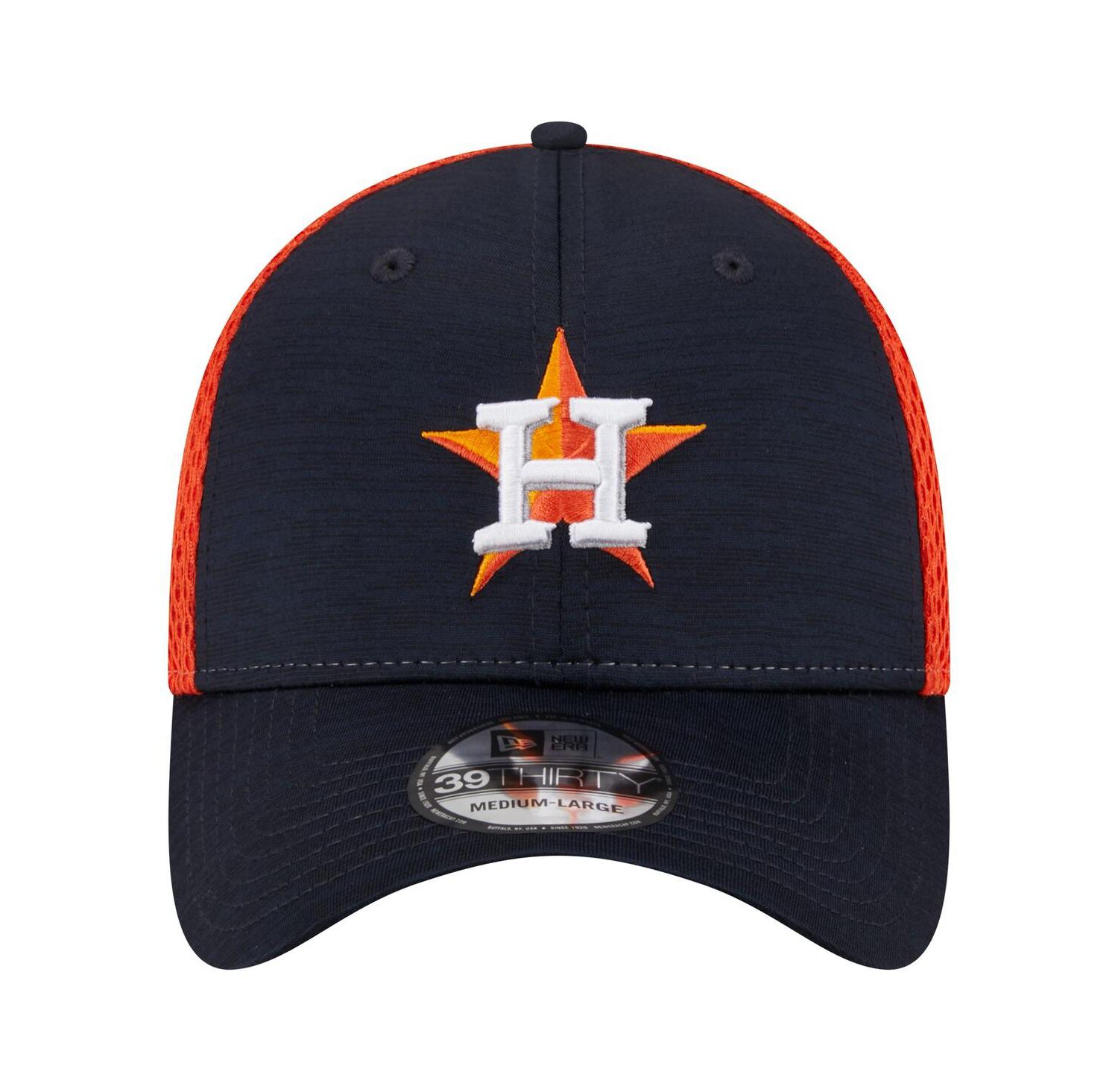 Men's Navy Houston Astros Neo 39THIRTY Flex Hat