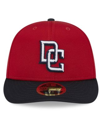 Men's Red Washington Nationals 2024 Batting Practice Low Profile 59FIFTY Fitted Hat