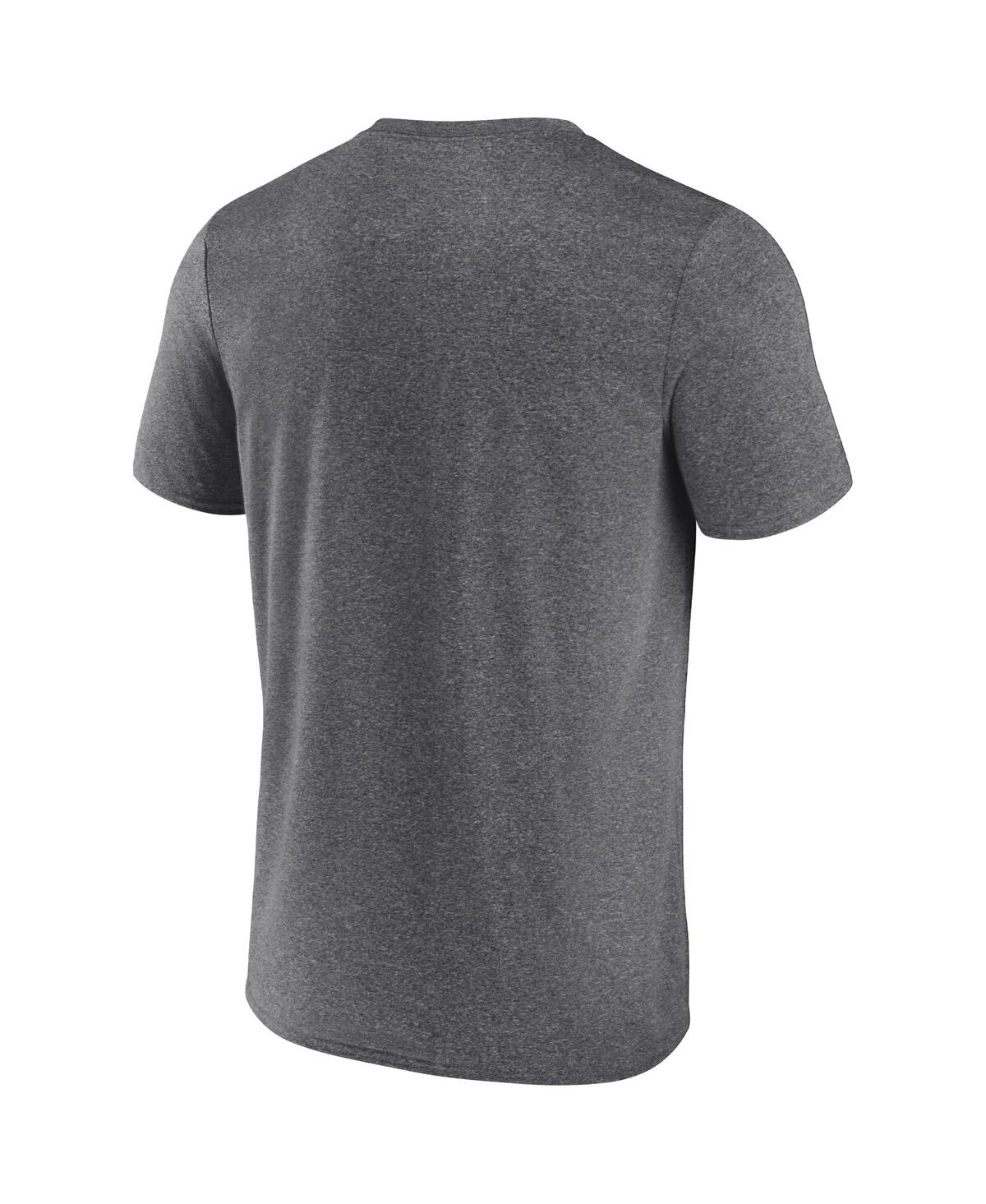 Men's FanaticsUConn Huskies 2023 Ncaa Men's Basketball National Champions Synthetic T-shirt - Heather Gray