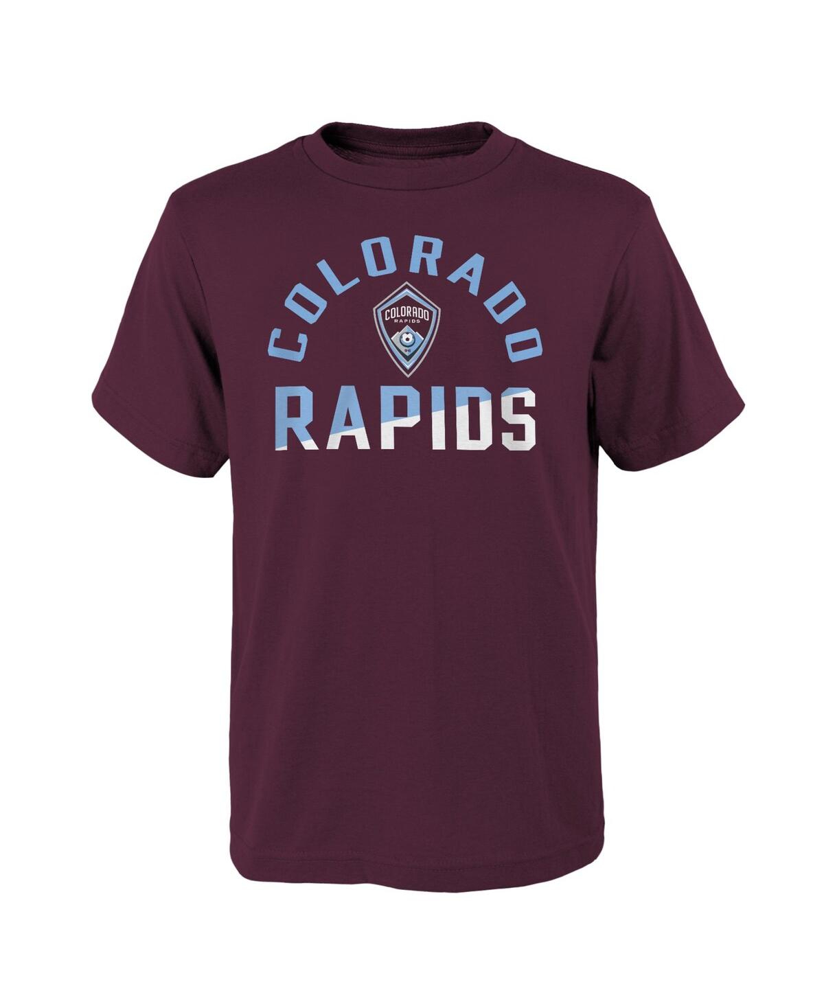 Outerstuff Kids' Big Boys Burgundy Colorado Rapids Halftime T-shirt