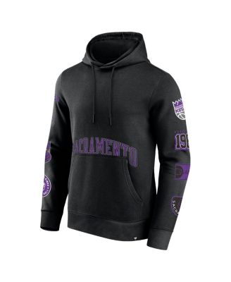 Men's Black Sacramento Kings Home Court Pullover Hoodie