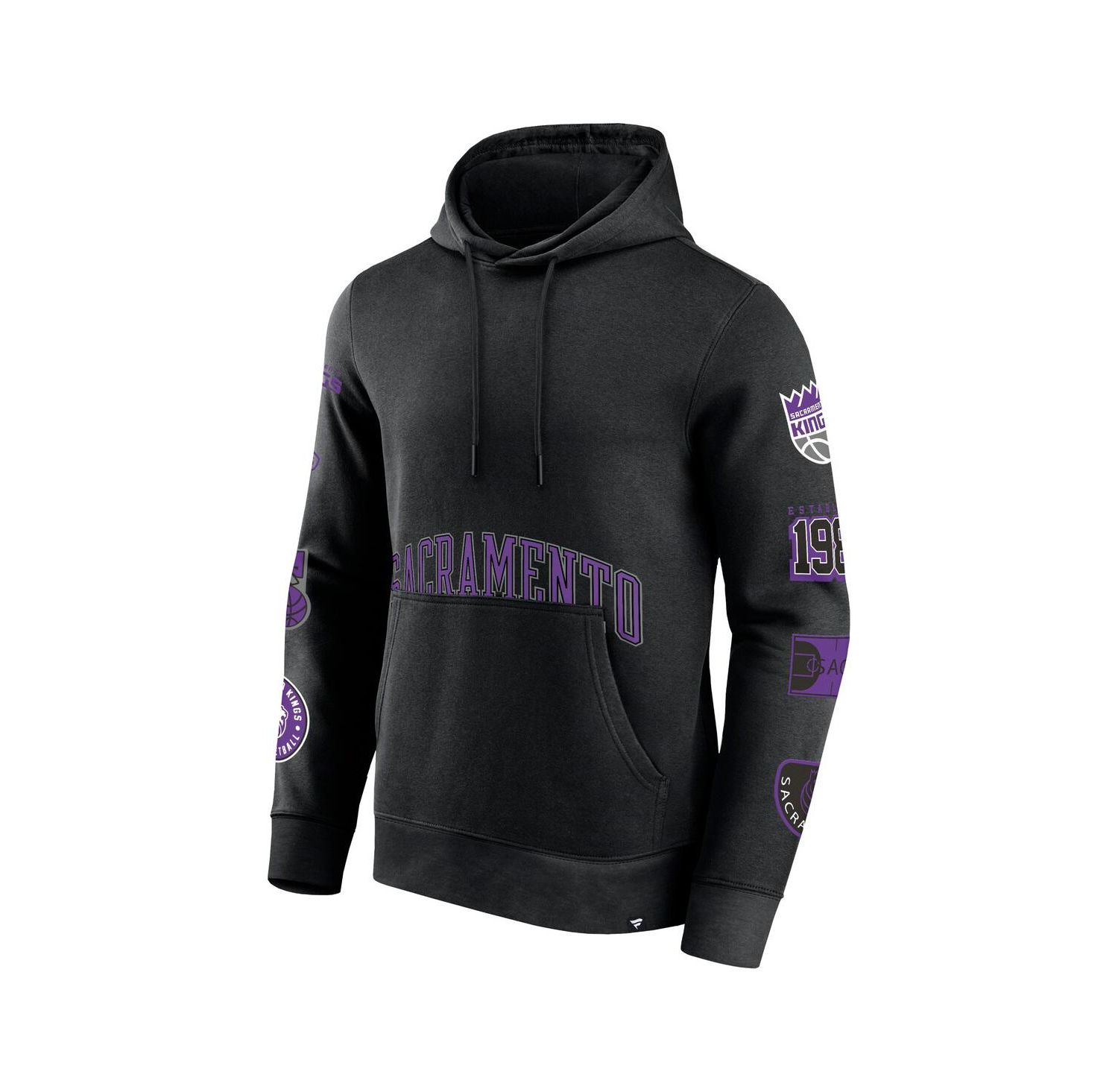 Men's Black Sacramento Kings Home Court Pullover Hoodie