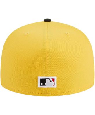 Men's Yellow, Black Toronto Blue Jays Grilled 59FIFTY Fitted Hat