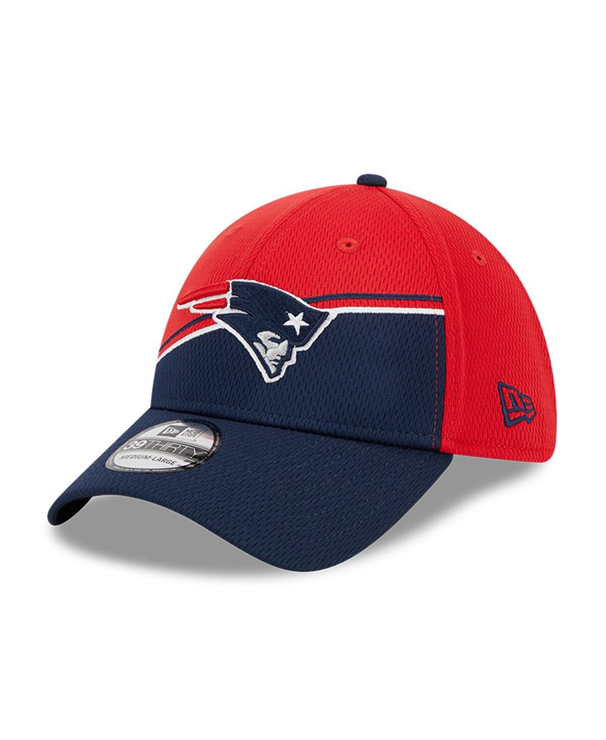 Men's New Era Navy New England Patriots 2023 Sideline 39THIRTY Flex Hat - Navy
