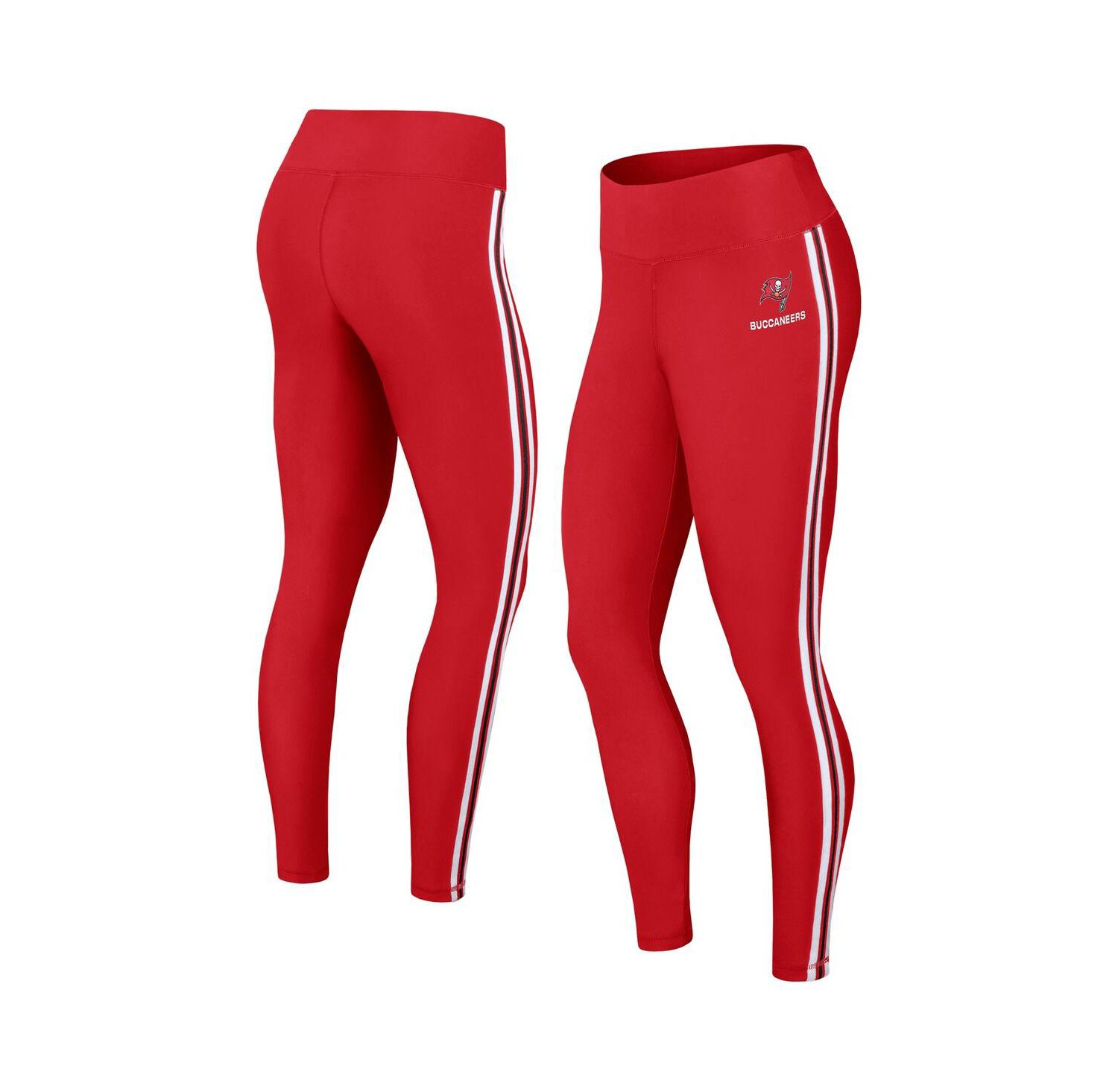 Women's Red Tampa Bay Buccaneers Color Block Leggings