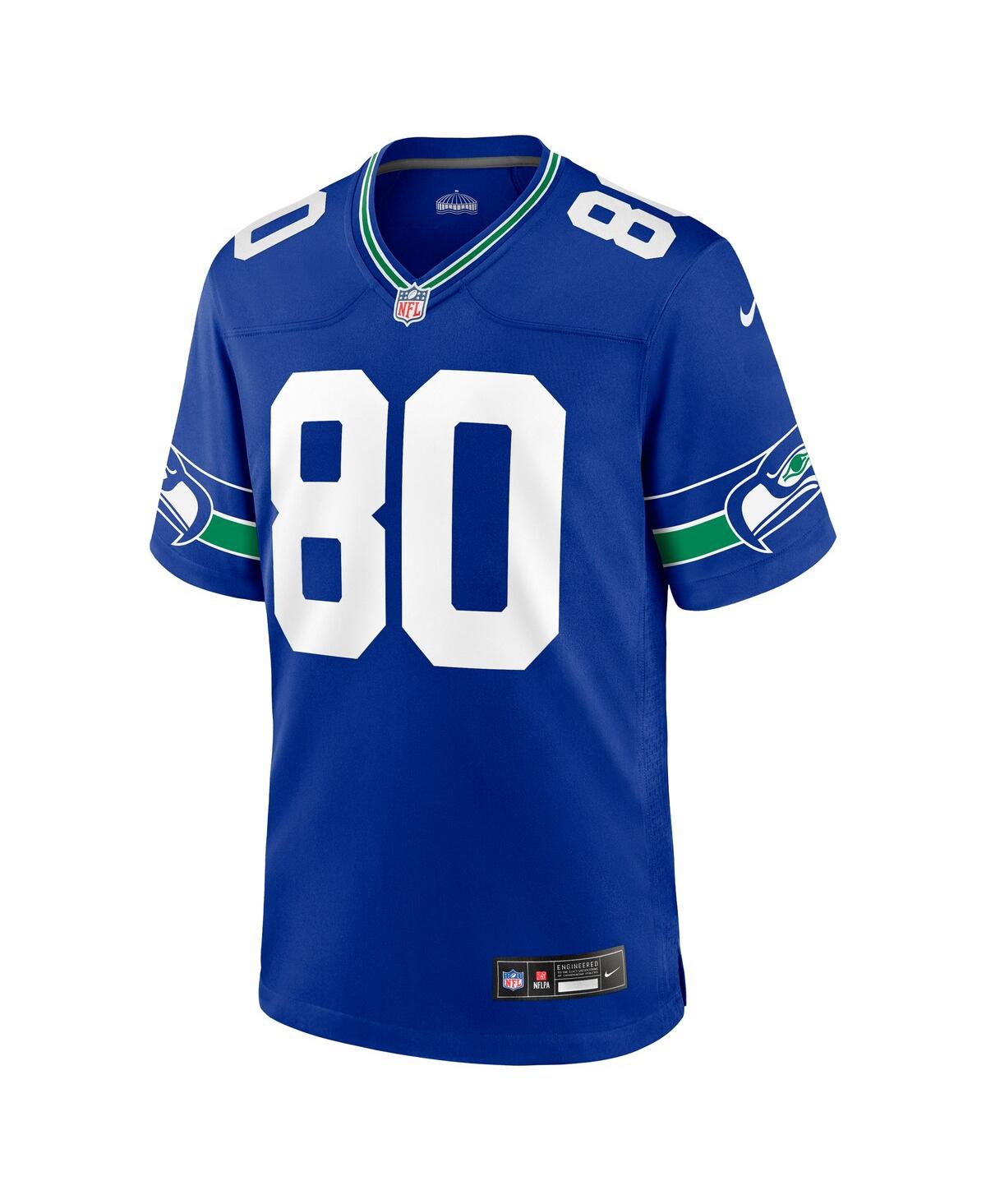 Men's Nike Steve LargentSeattle Seahawks Throwback Retired Player Game Jersey - Royal