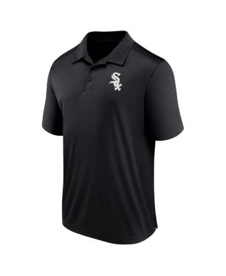 Men's Black Chicago White Sox Logo Polo Shirt