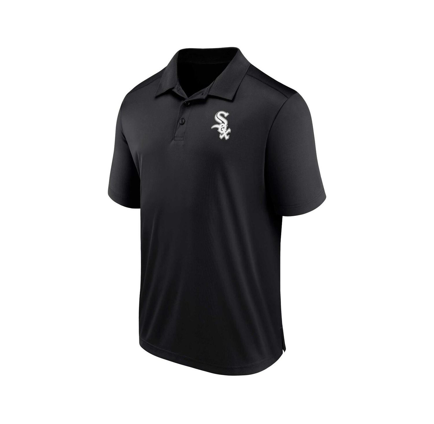 Men's Black Chicago White Sox Logo Polo Shirt