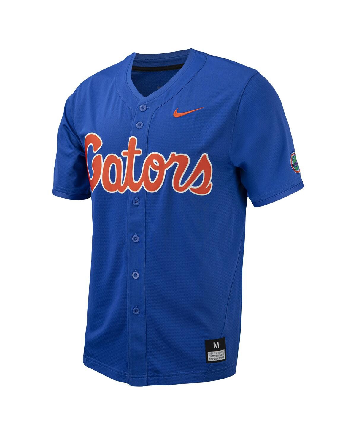 Men's NikeFlorida Gators Replica Full-Button Baseball Jersey - Royal