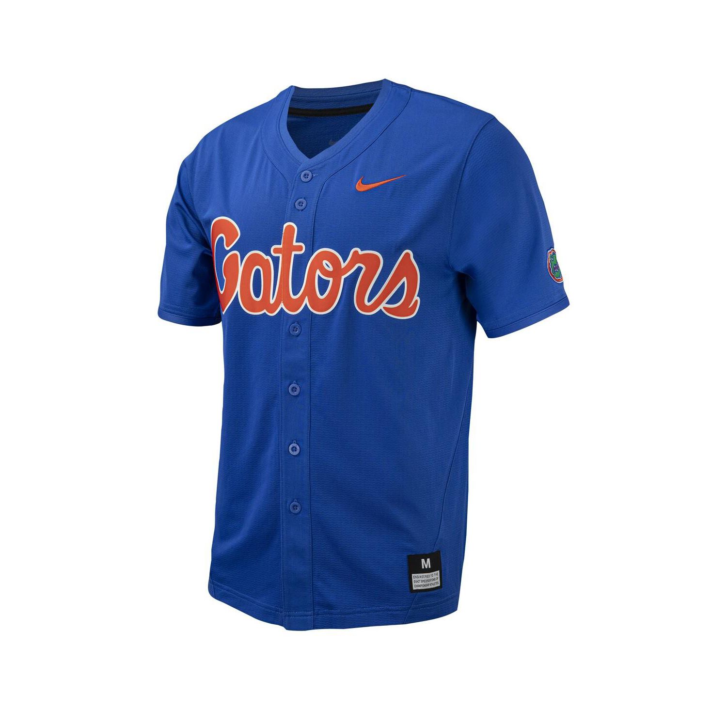 Men's Royal Florida Gators Replica Full-Button Baseball Jersey