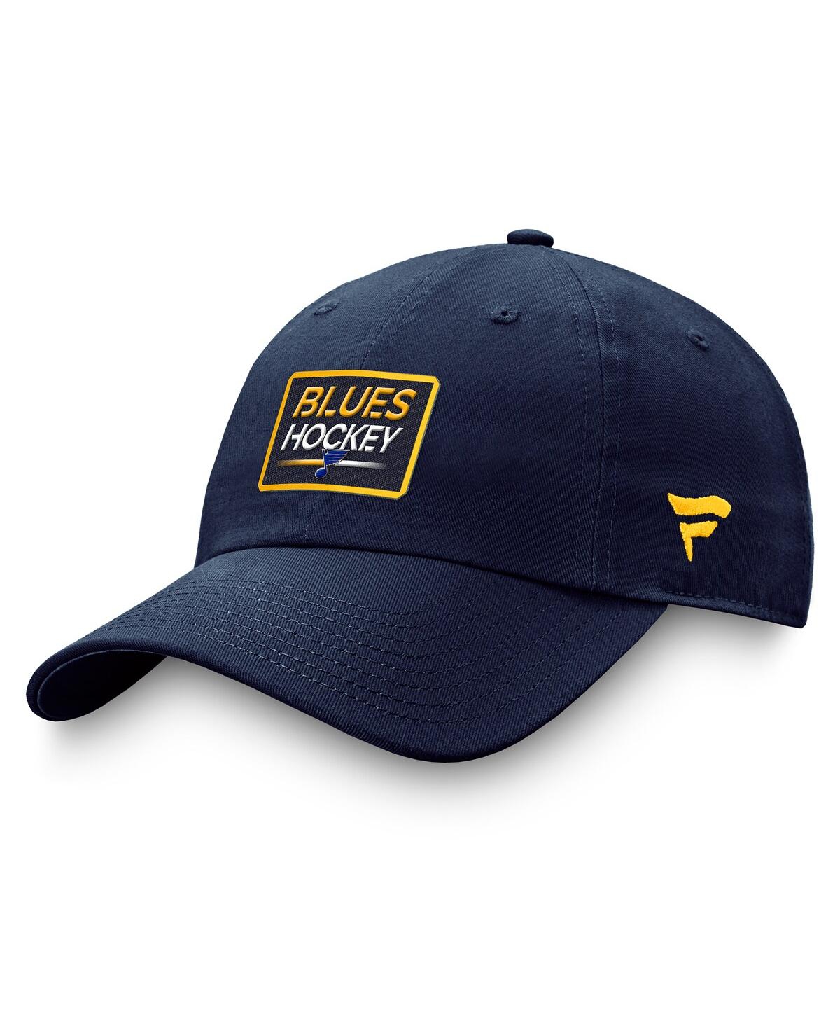 Fanatics Men's  Navy St. Louis Blues Authentic Pro Prime Adjustable Hat