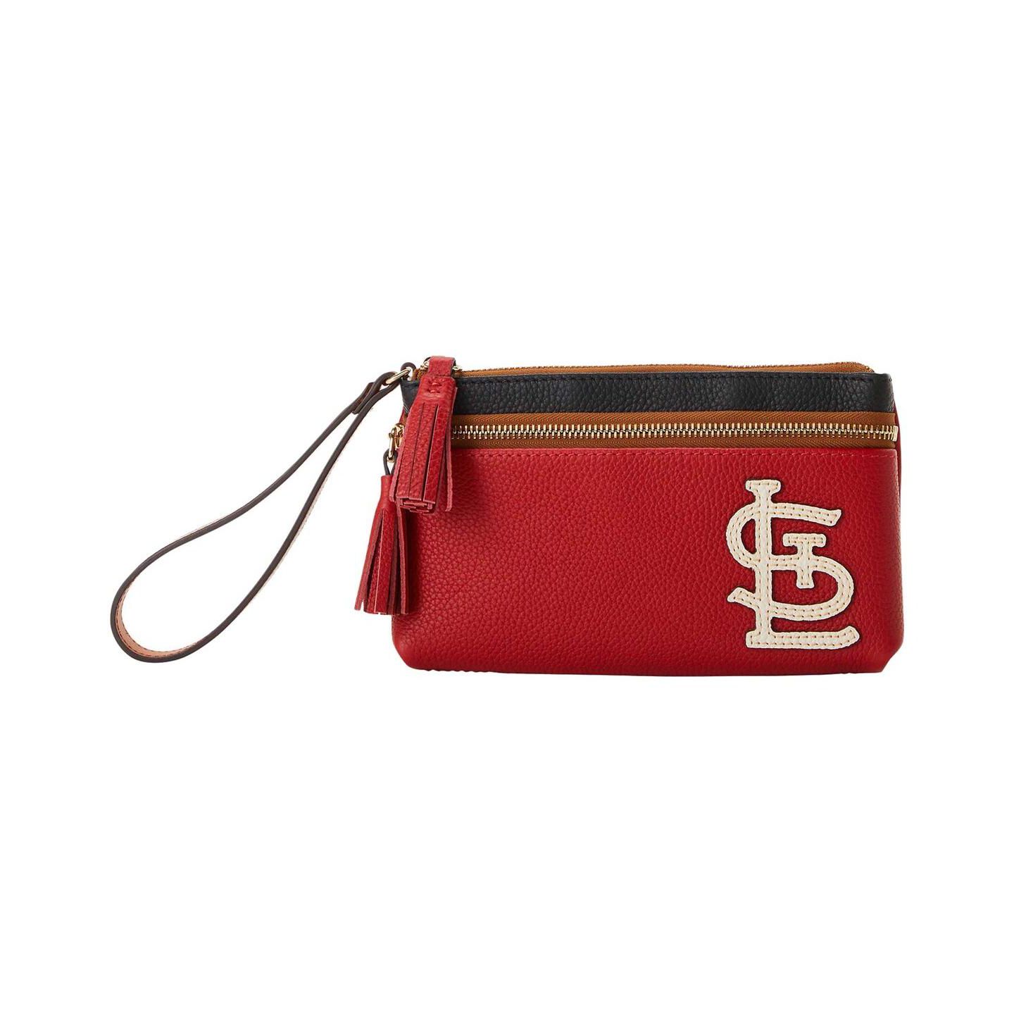 Кошелёк Dooney & Bourke St. Louis Cardinals Infield Double-Zip Wristlet — фото 2