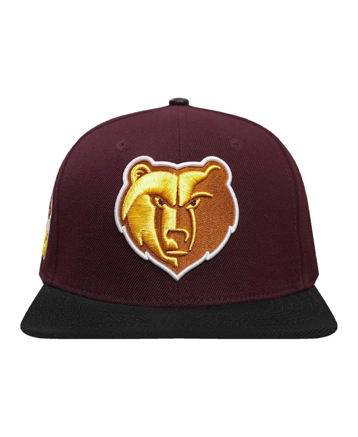 Men's Pro Standard Black Memphis Grizzlies Gold Rush 2-Tone Snapback Hat - Black
