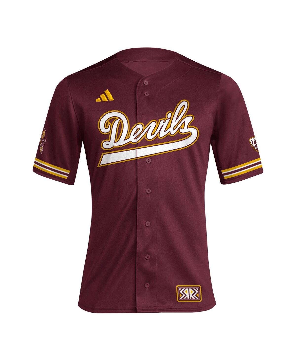 Men's adidasArizona State Sun Devils Reverse Retro Replica Baseball Jersey - Maroon