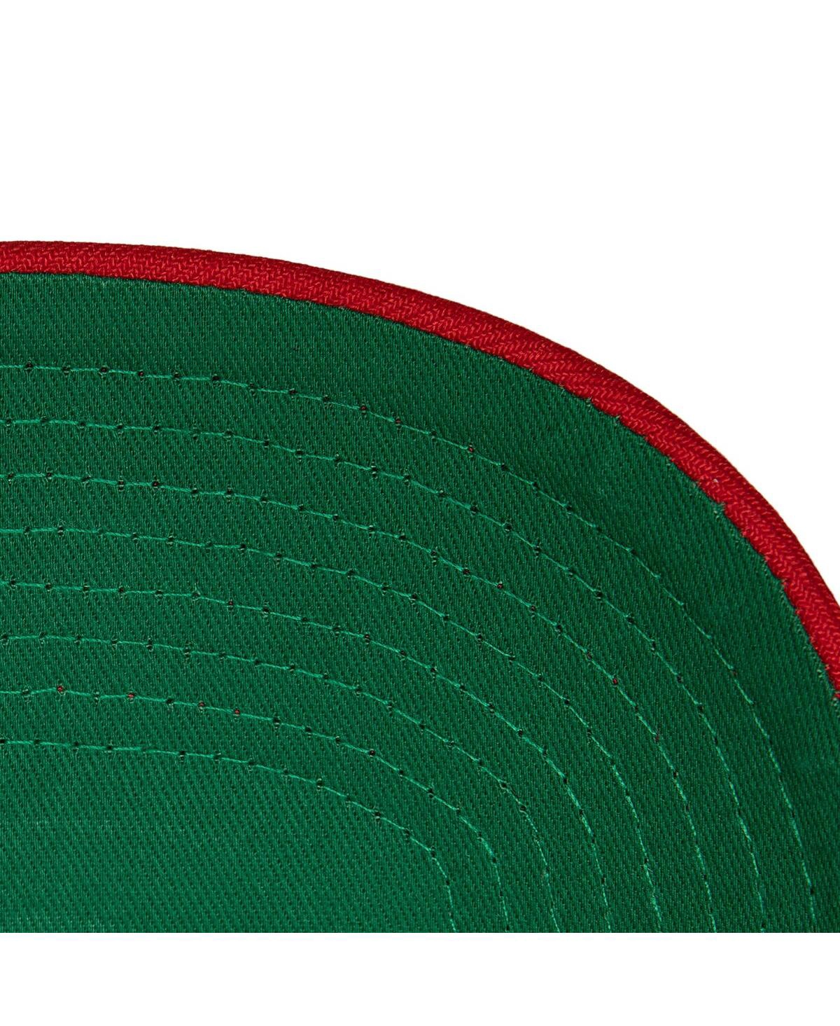 Shop Mitchell & Ness Men's  Red New Jersey Devils Team Ground Pro Adjustable Hat