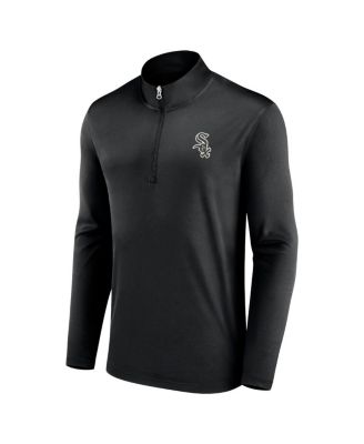 Men's Fanatics Black Chicago White Sox Underdog Mindset Quarter-Zip Jacket