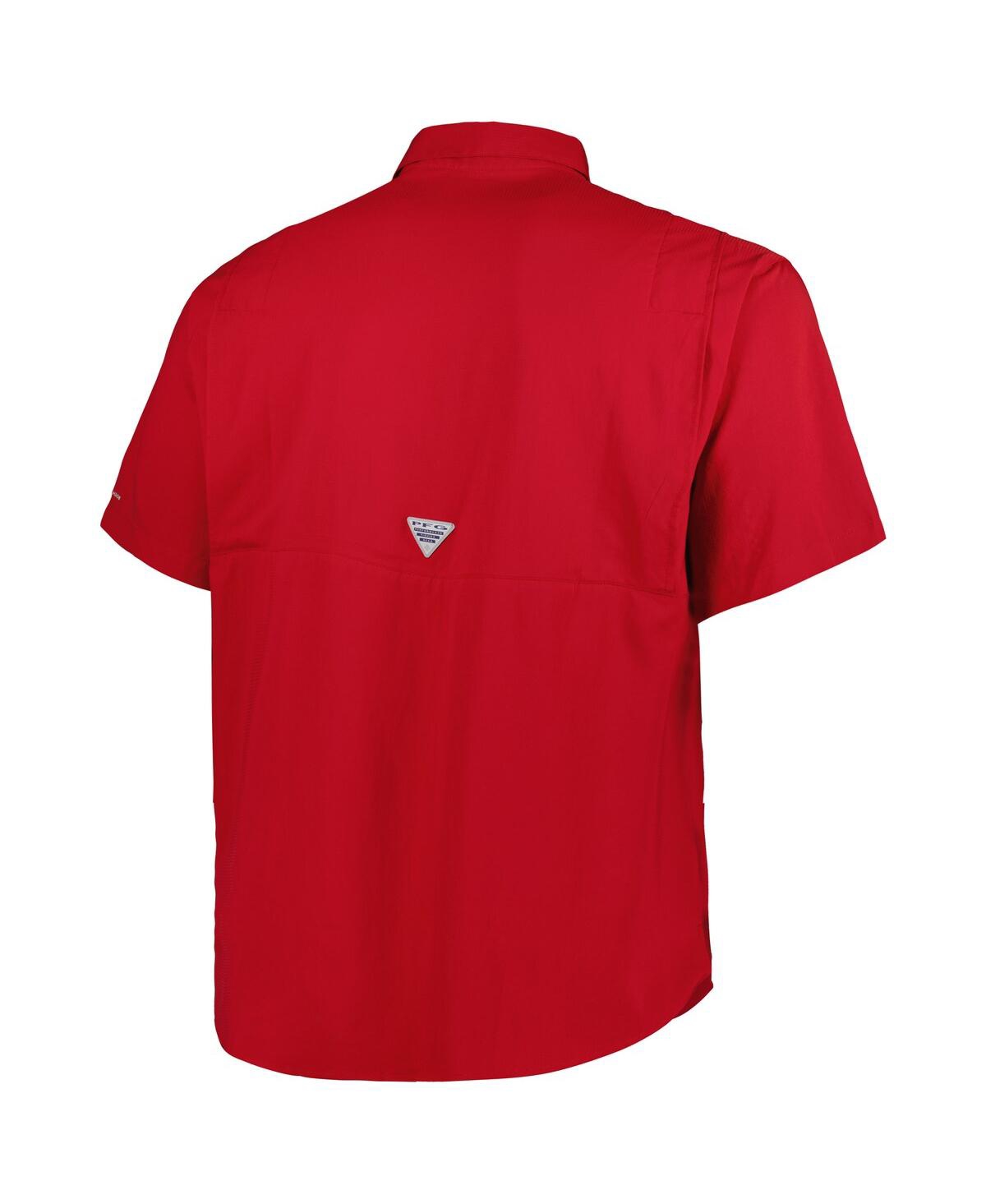 Shop Columbia Men's  Cardinal Arkansas Razorbacks Big And Tall Collegiate Tamiami Button-down Shirt
