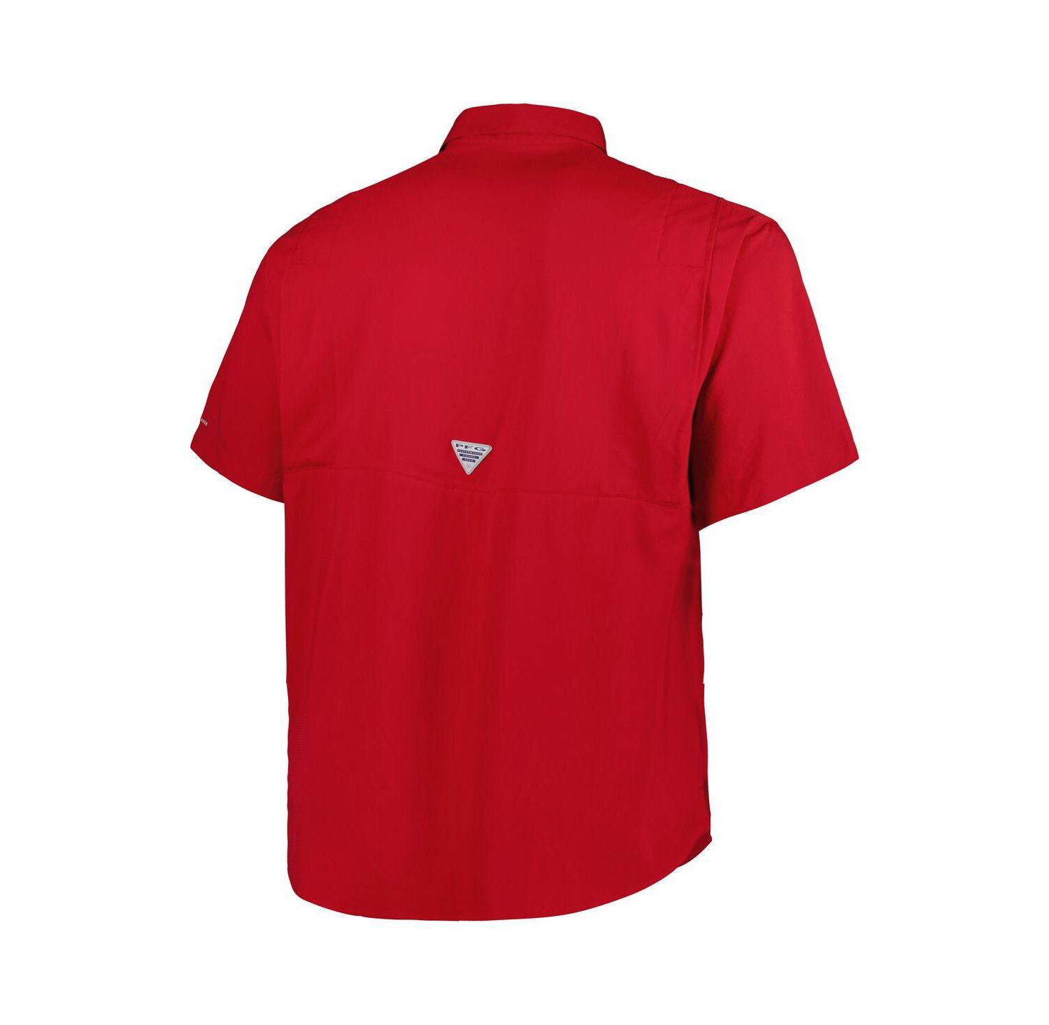 Men's Cardinal Arkansas Razorbacks Big and Tall Collegiate Tamiami Button-Down Shirt