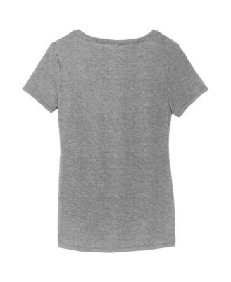 Women's Gray Tyler Reddick Tri-Blend V-Neck T-shirt