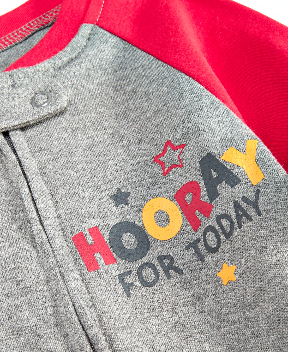 Disney Baby Boys Mickey Mouse Hooray Footed Coverall & Hat, 2 Piece Set