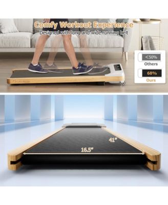 Walking Pad Under Desk Treadmill with Remote Control for Home/Office LED Display