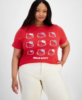 Grayson Threads, The Label - Trendy Plus Size Hello Kitty Graphic T-Shirt