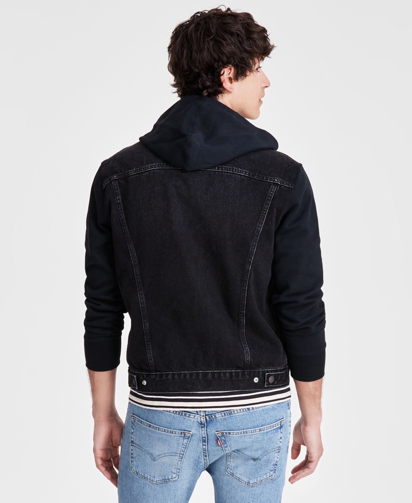 Мужская куртка Levi's Hybrid Non-Stretch Denim Trucker, цвет: Built To Last — фото 3