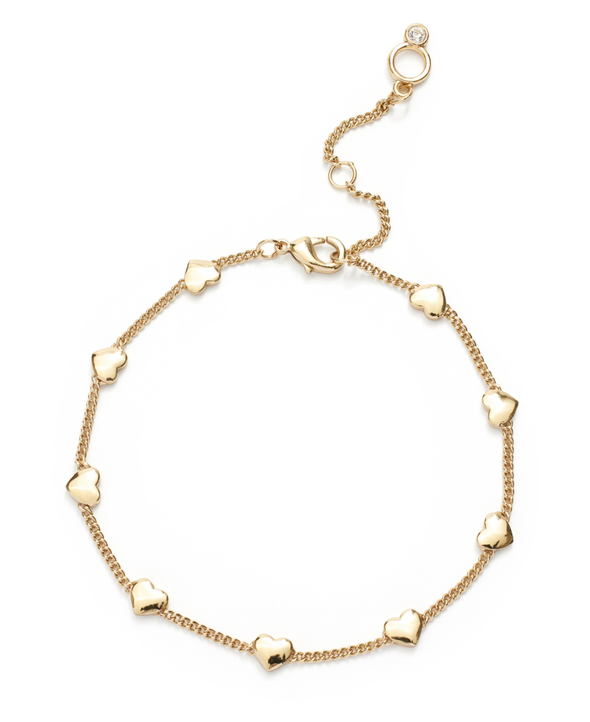 Kleinfeld Gold-tone Heart Delicate Bracelet
