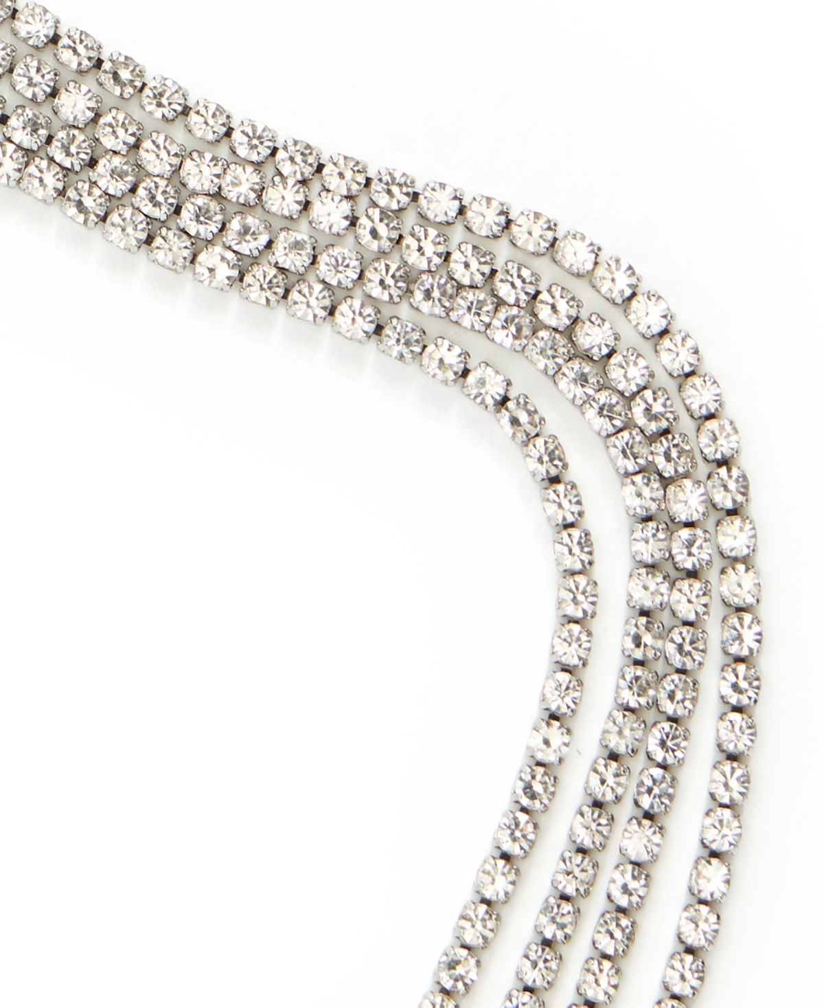Shop Kleinfeld Faux Stone Fringe Bobby Pin Hair Chain In Crystal,rhodium