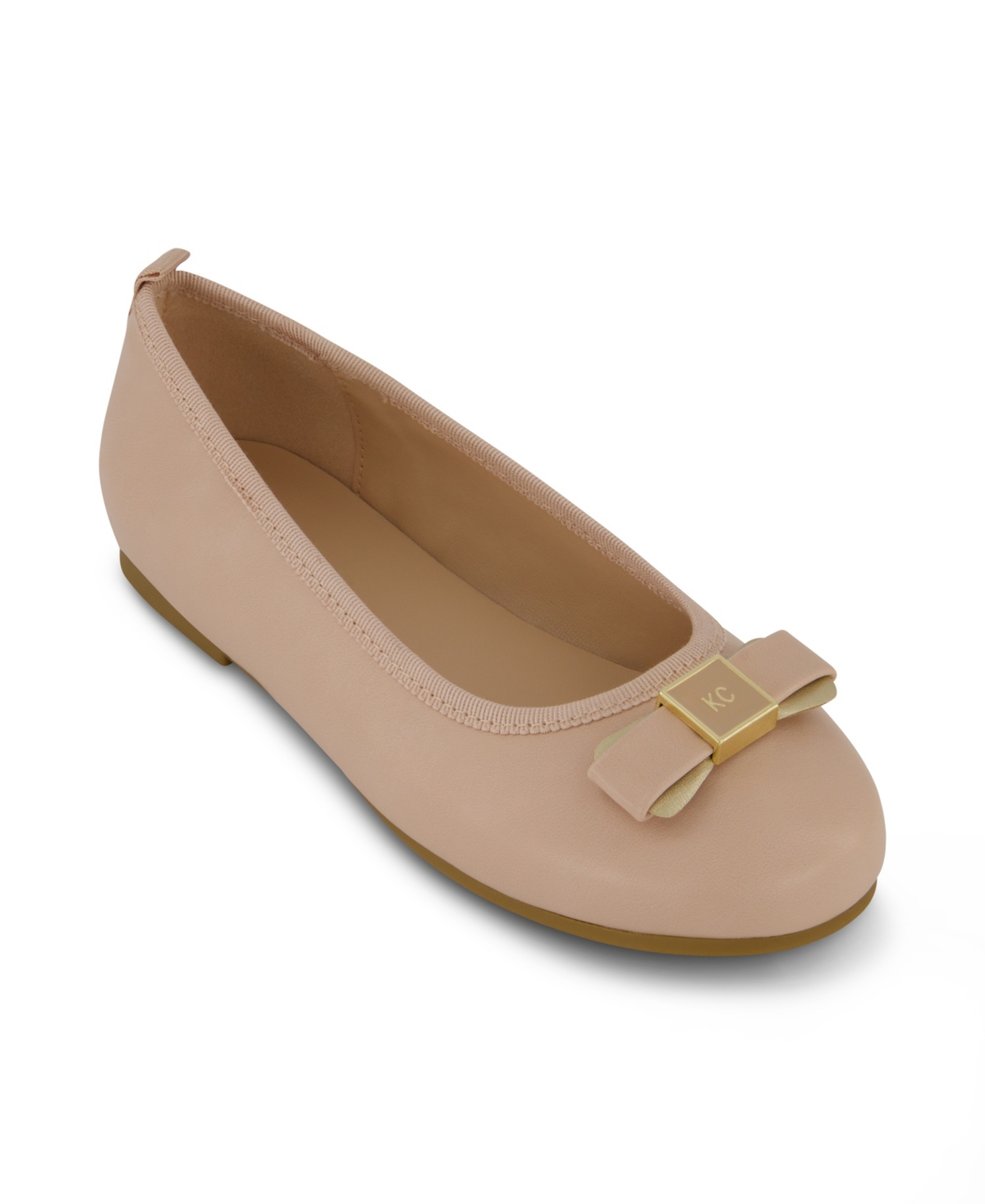Kenneth Cole New York Kids' Little And Big Girls Daisy Rylee Ballet Flat Shoes In Blush
