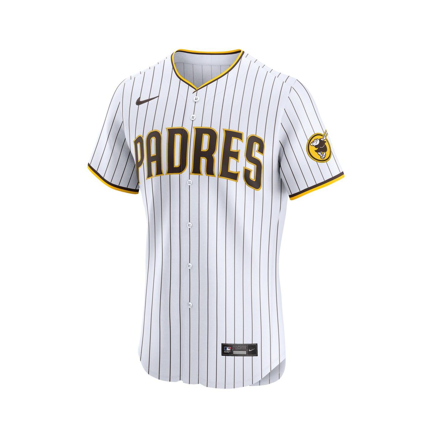 Мужской топ Nike Fernando Tatis Jr. White San Diego Padres Home Elite Jersey — фото 3