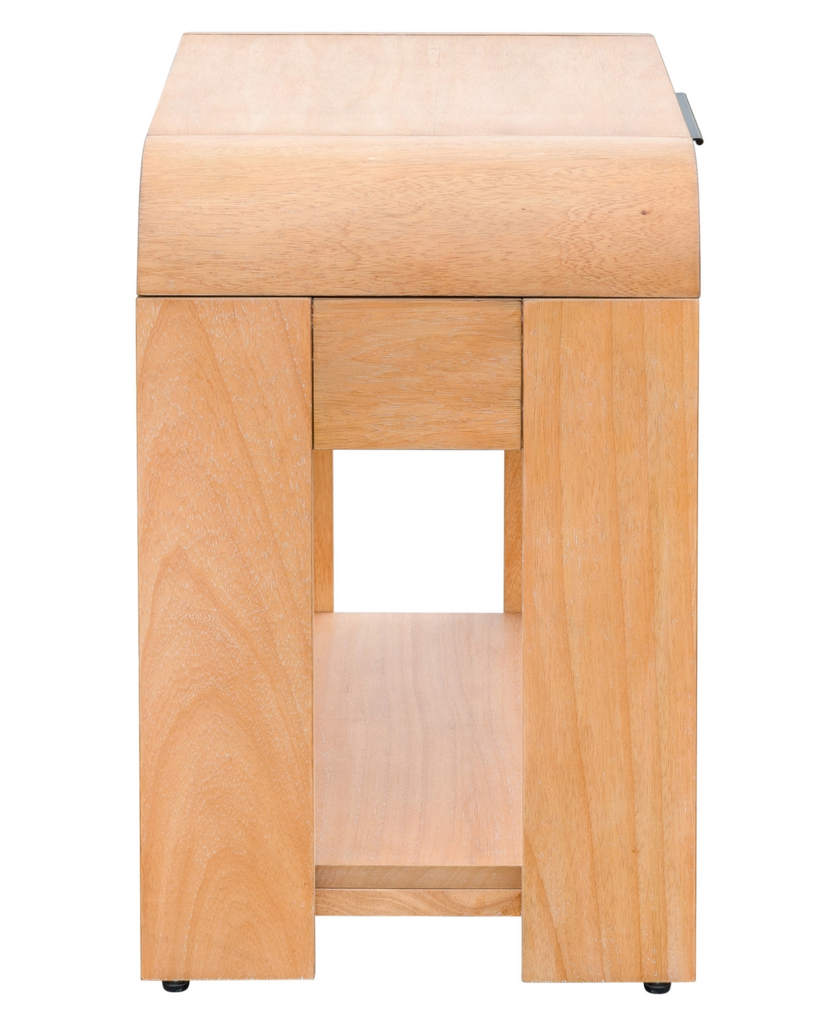 Ink+ivy Modern One Drawer Waterfall Nightstand In Natural